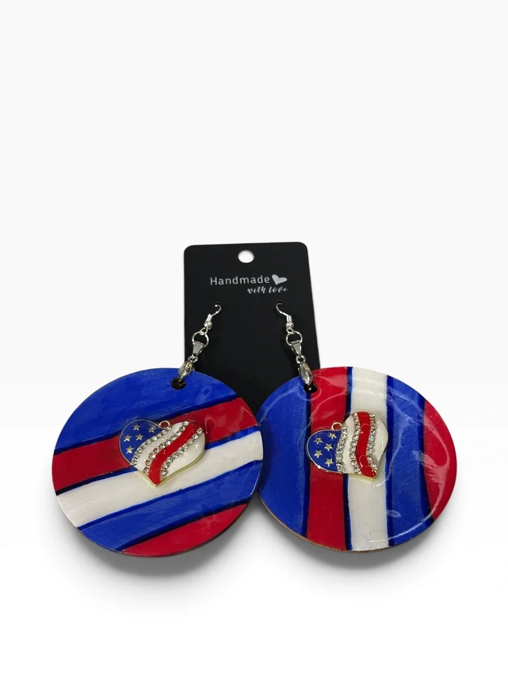 Freedom To Be You Hand-painted Hoop Earrings